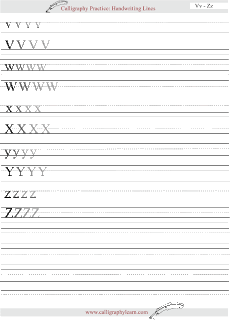Handwriting Practice Paper