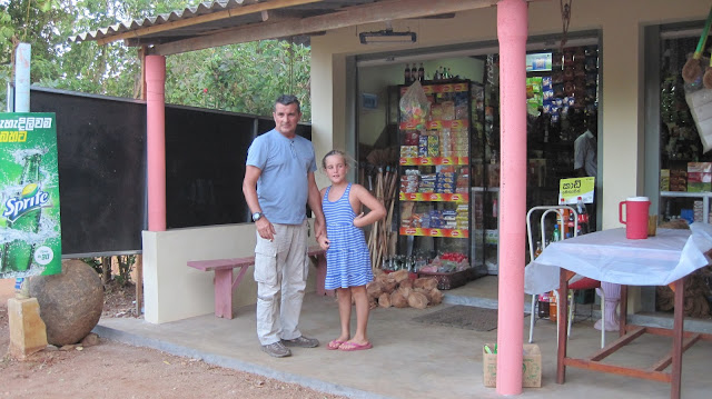 Tienda de carretera en Sri Lanka