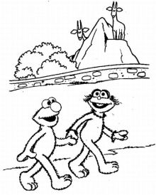 Elmo Coloring Page Elmo Coloring Page