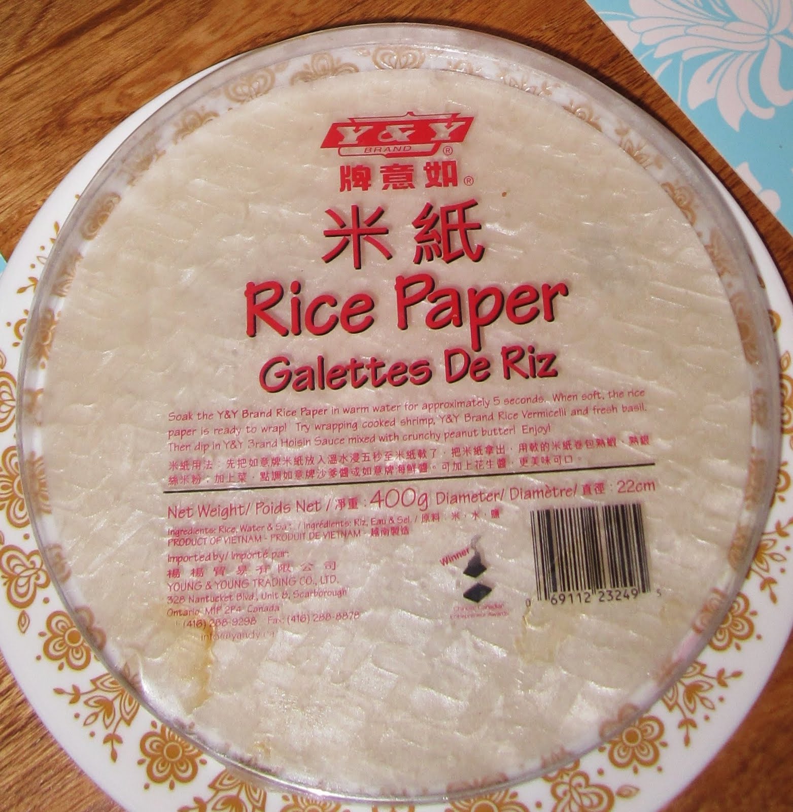 The M & B Chronicles Recipe 5 Rice Paper Wraps