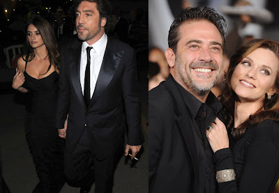 Penelope Cruz with Javier Bardem Jeffrey Dean Morgan with Hilarie Burton.