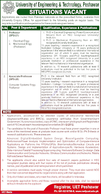 Jobs for Professor 2012