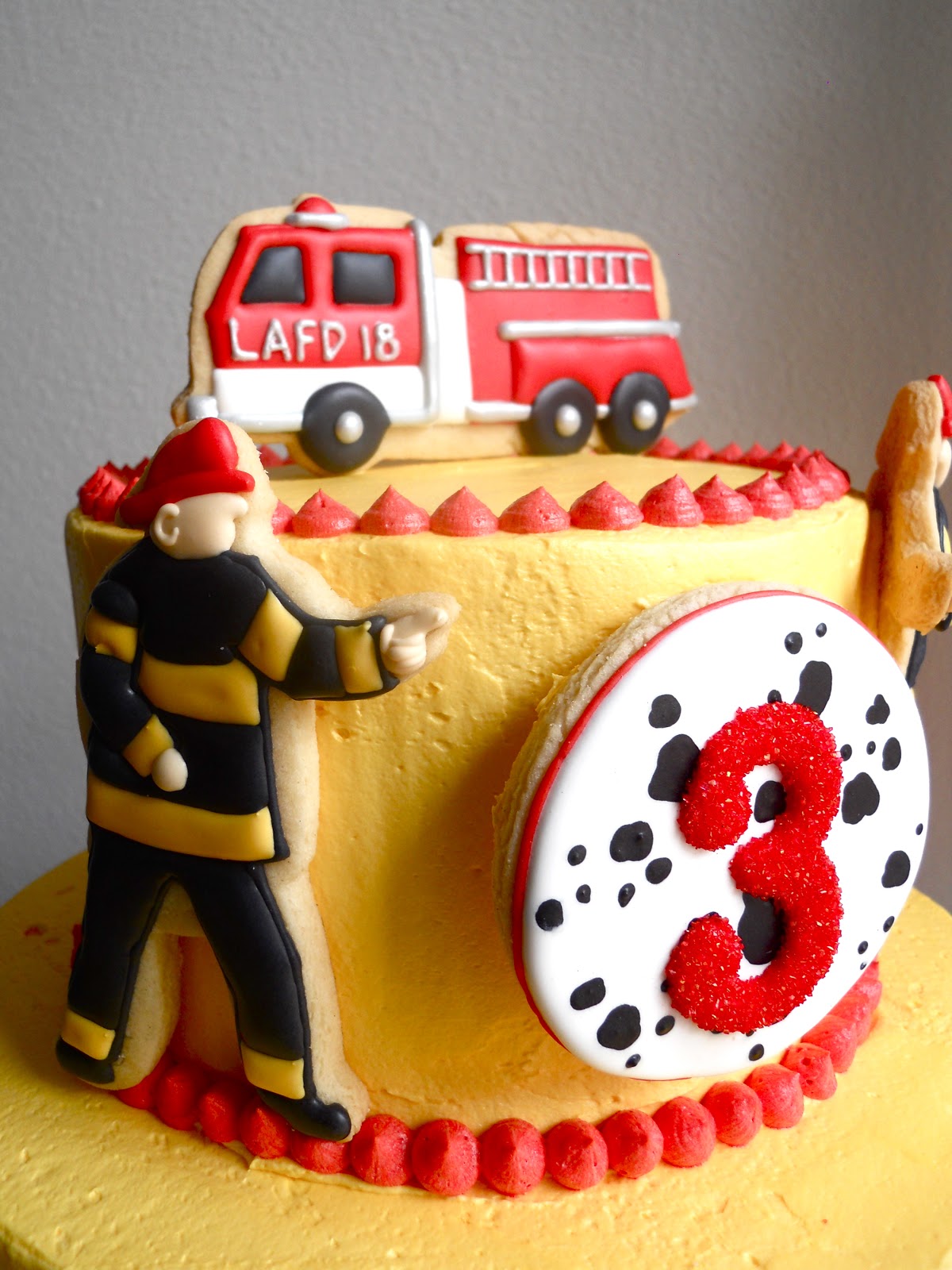 .Oh Sugar Events Fireman Cake