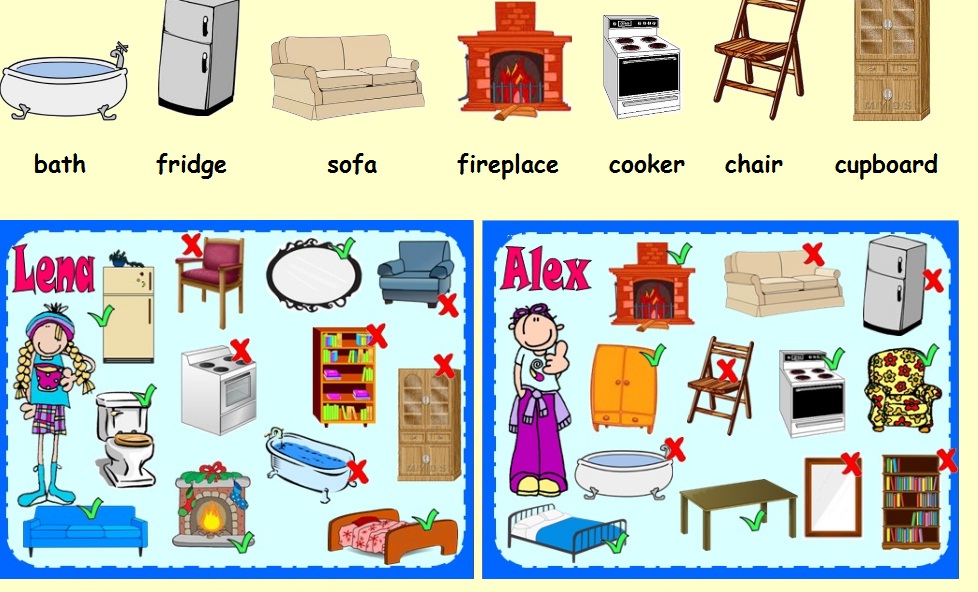 Muebles de la casa en inglés Imagui Muebles de la casa en inglés Imagui