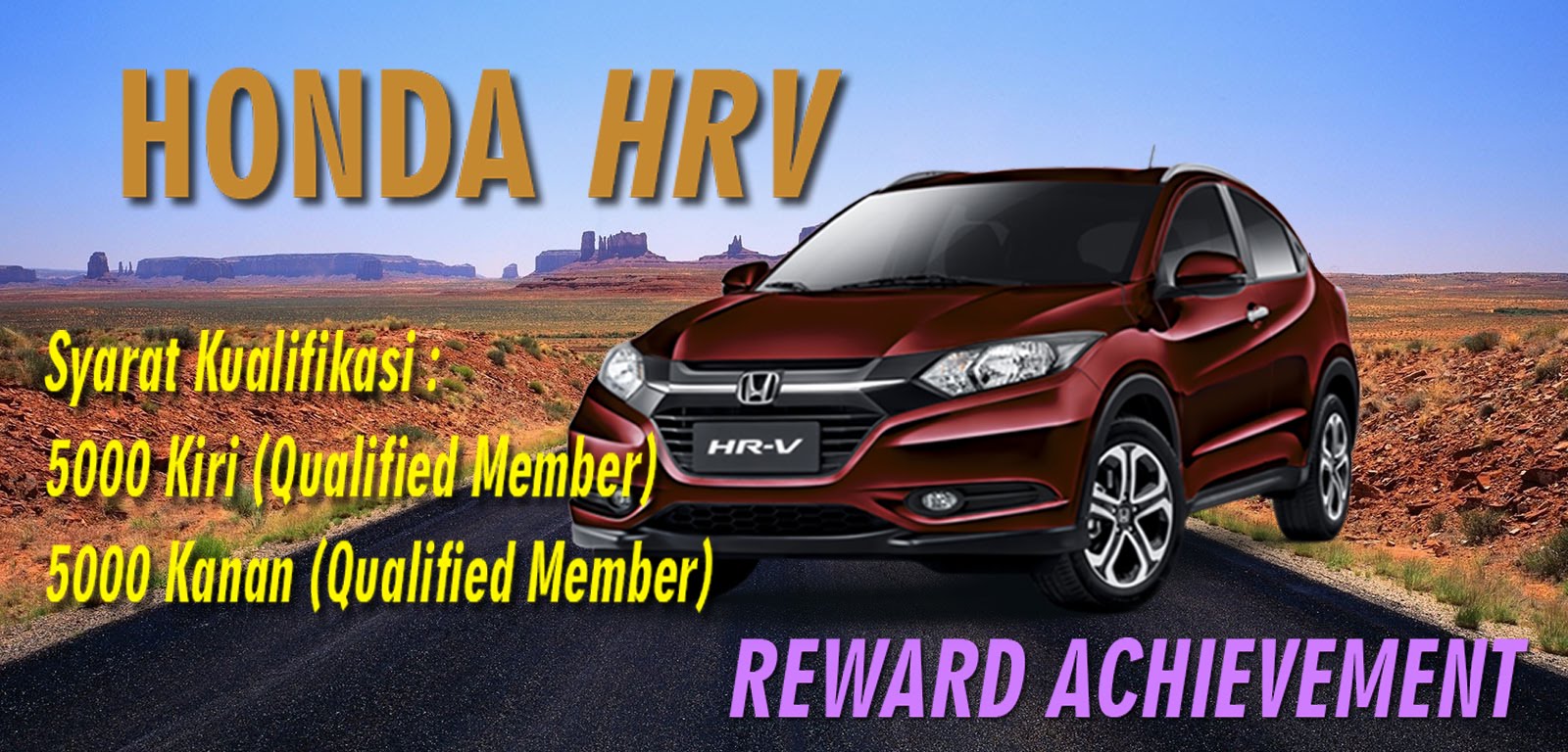 Reward Honda HRV