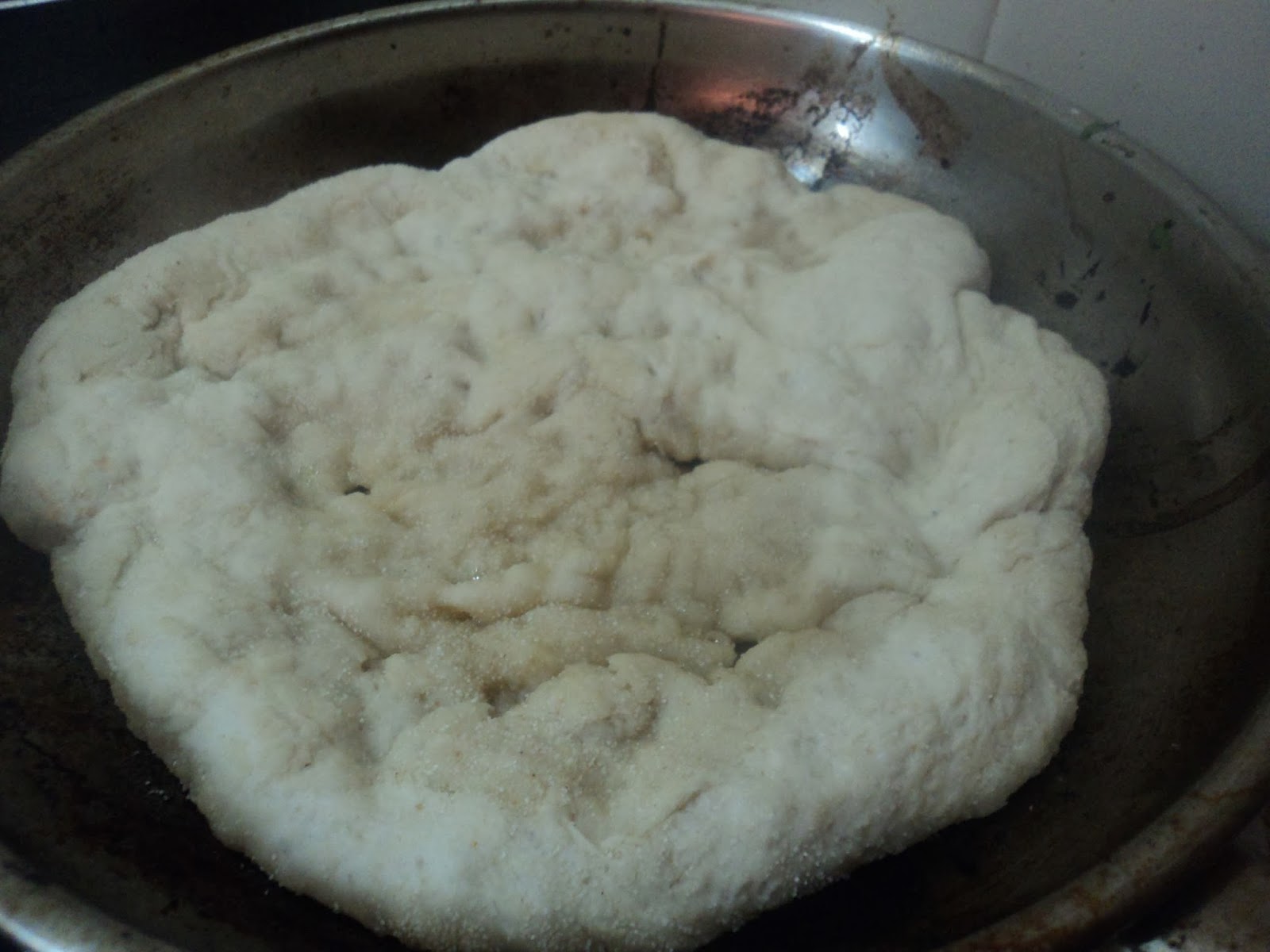 2tired2cook No PizzaStone Pizza