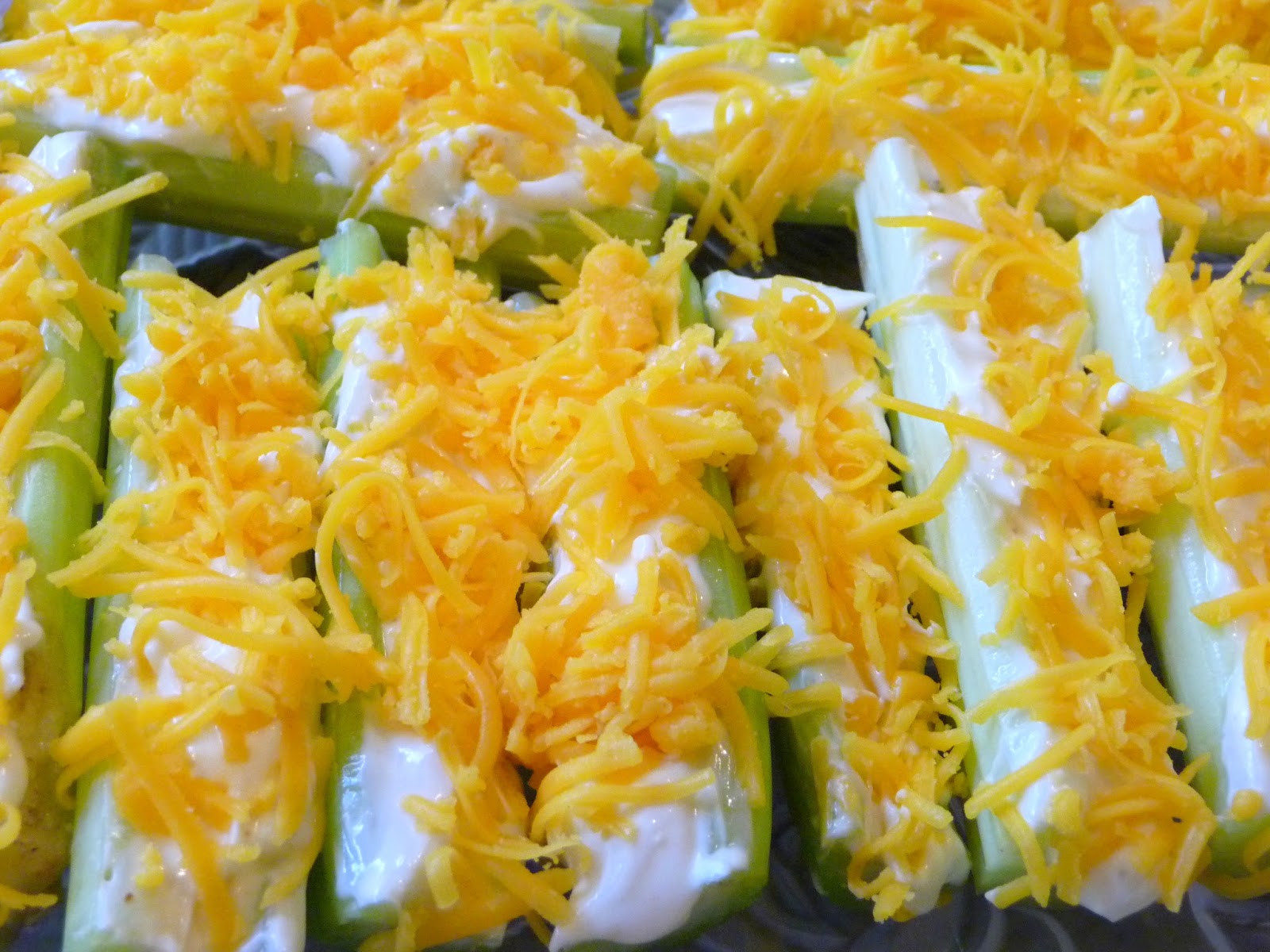 SPLENDID LOWCARBING BY JENNIFER ELOFF STUFFED CELERY STICKS