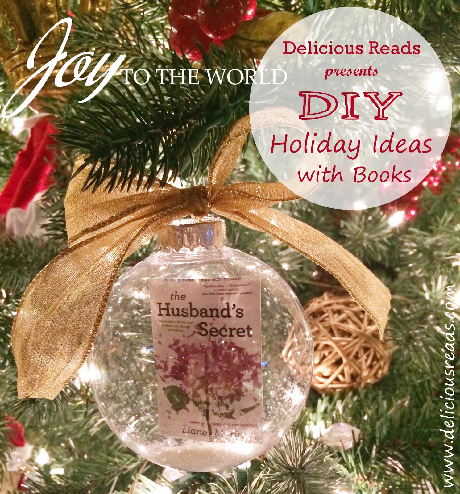 Delicious Reads Diy Holiday Craft Ideas Using Books