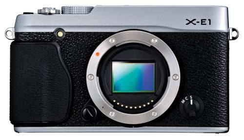 Fujifilm X-E1  16.3MP Compact System Digital Camera with 2.8-Inch LCD - Body Only (Silver)