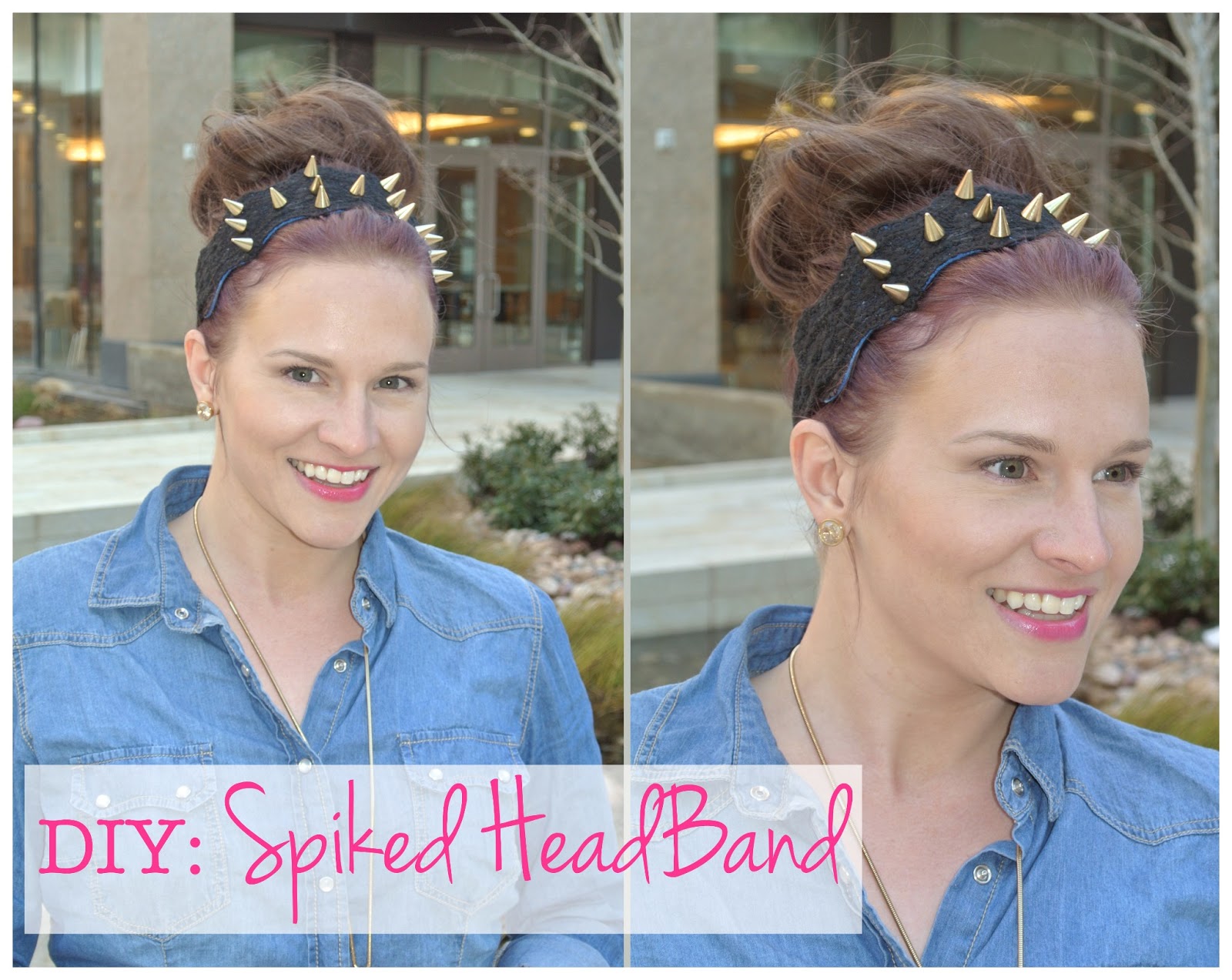 THE BEAUTY SNOOP DIY SPIKED HEADBAND