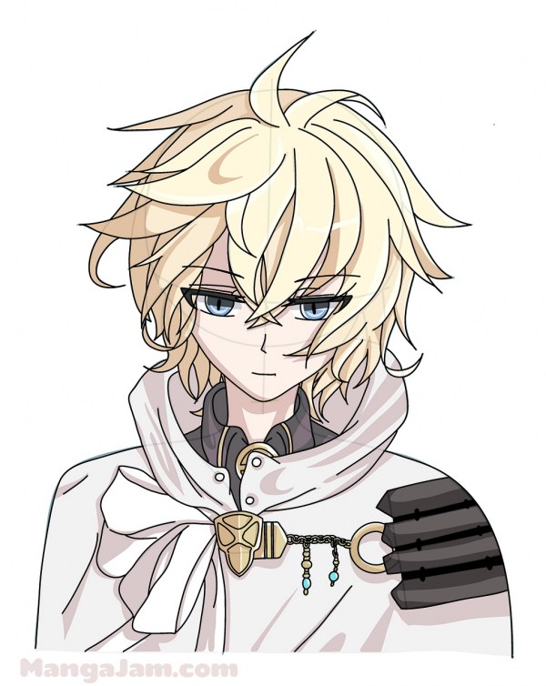 how to draw Mikaela Hyakuya from Owari No Seraph today
