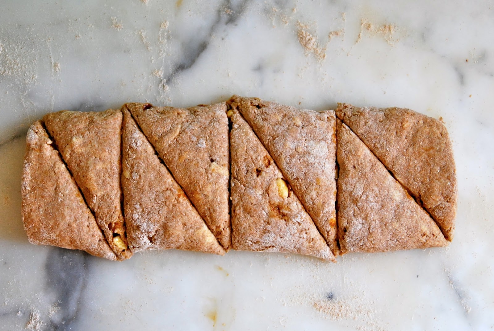 My Recession Kitchen...and garden Whole Grain Brown Sugar Banana Scones