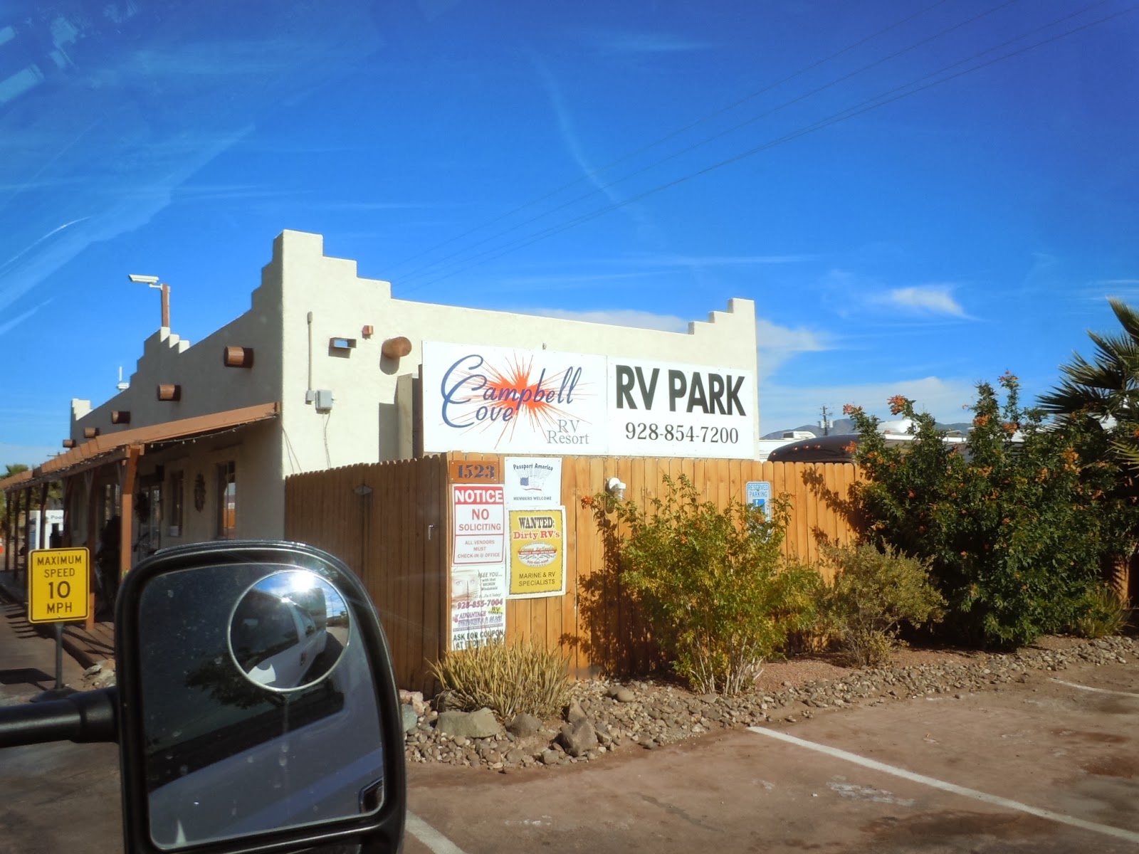 RV Voyageur In Lake Havasu City....and Preparations to Fly Home....