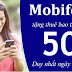 Khuyến mãi Mobifone tặng 50% giá tri thẻ nạp ngày 03/10