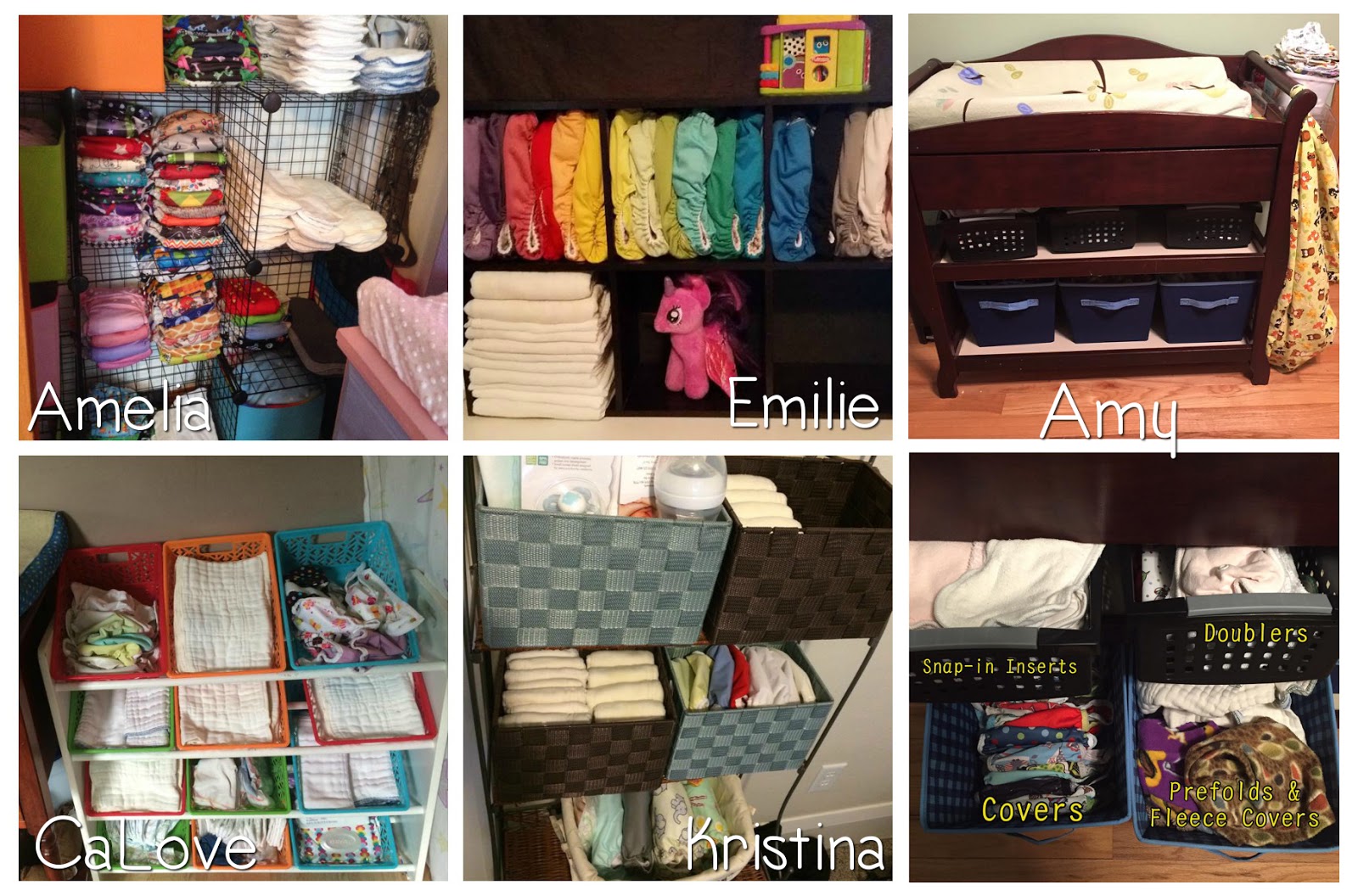 Latched On Mom Cloth Diaper Organization Ideas