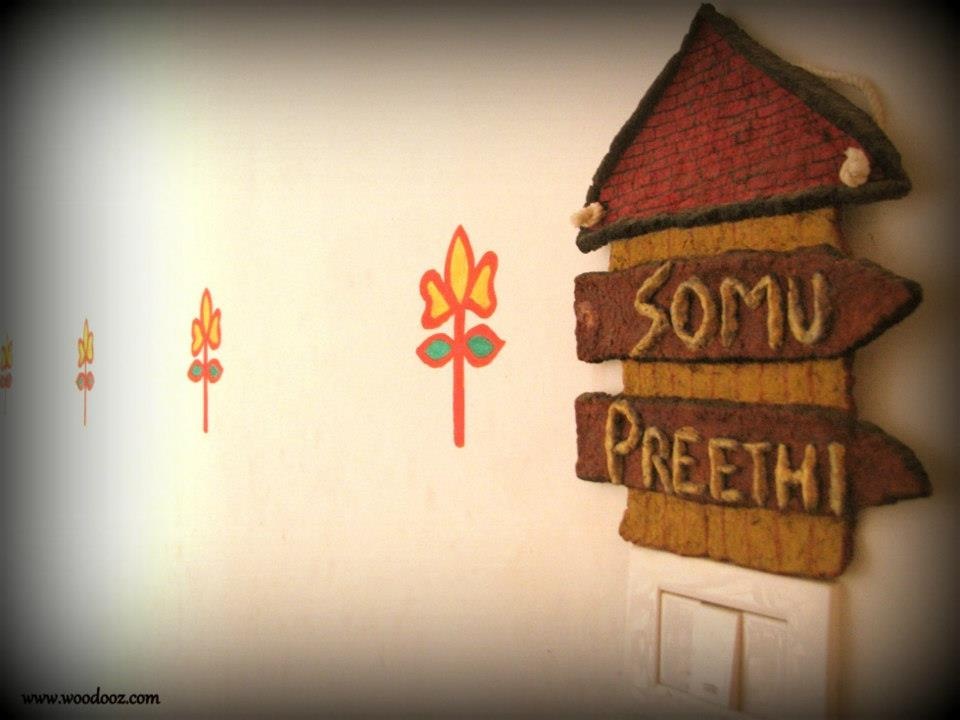 paper mache name board indian woodworking diy arts crafts blog