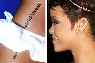 Rihanna Tattoos, Tattooing