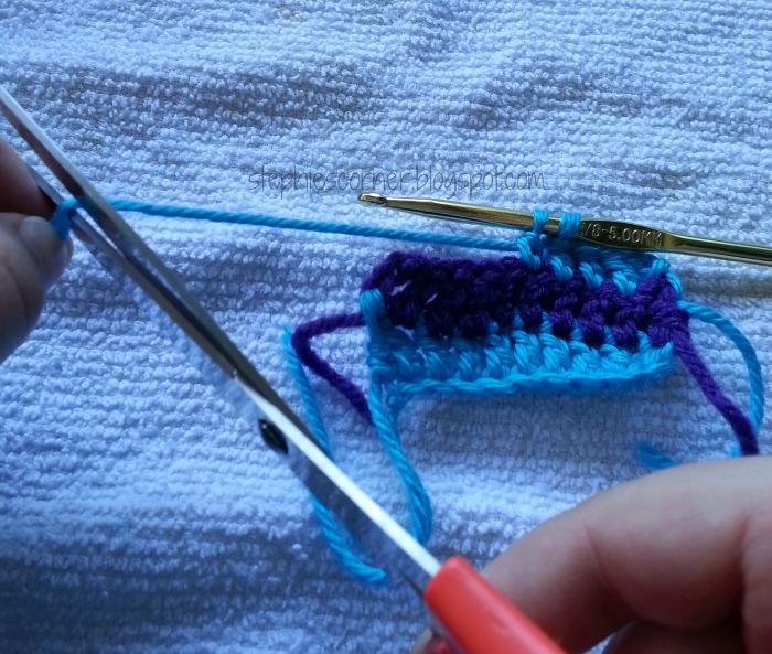 Stephie's Corner crochet 101 switching colors part II