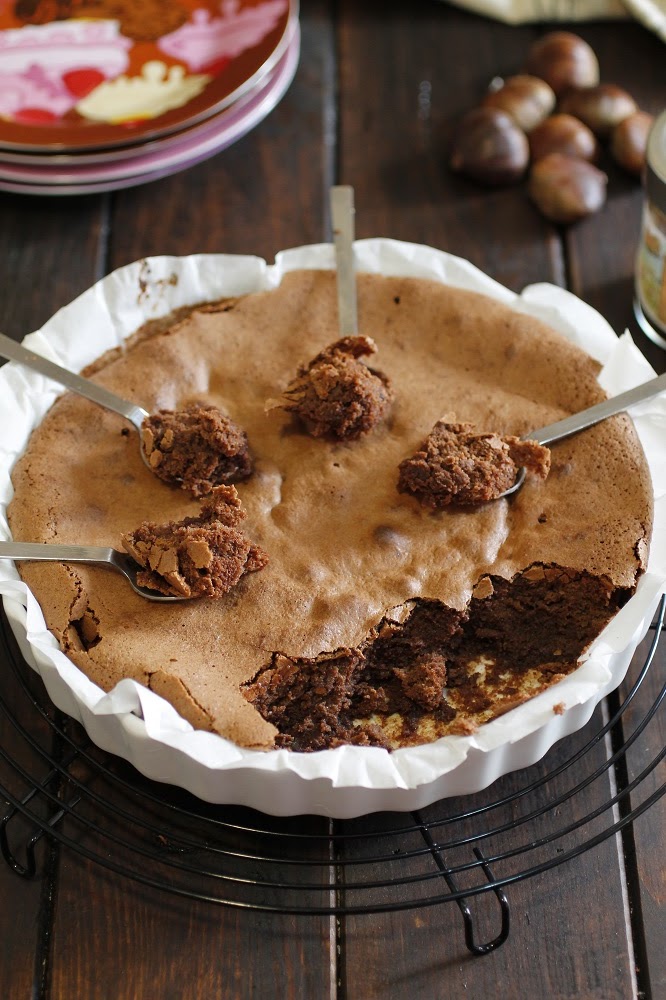 Fondant De Castañas Y Almendras
