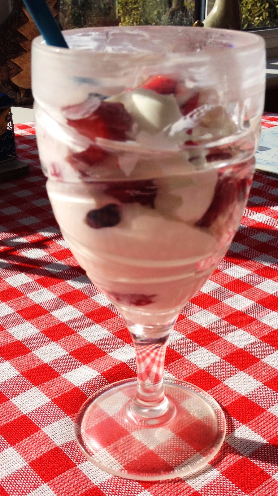 Danio Plan with fresh strawberries and blueberries