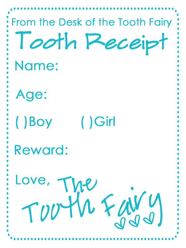 This is a graphic of Crafty Free Printable Tooth Fairy Receipt It's just a picture of Crafty Free Printable Tooth Fairy Receipt