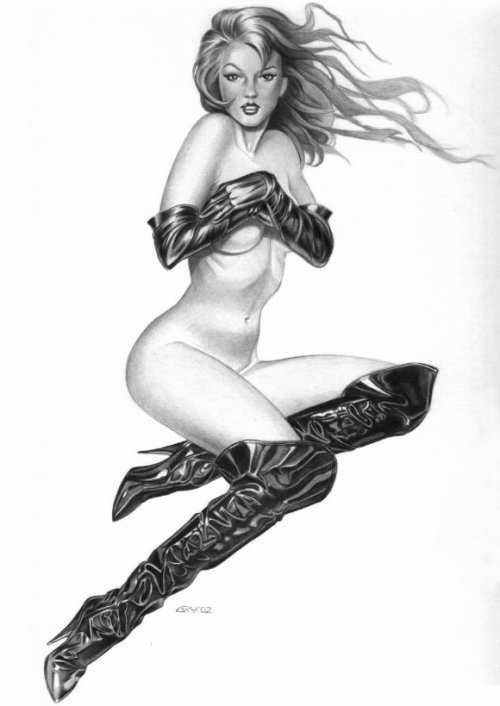 ary spoelstra ilustração desenho mulheres pin-up sensuais