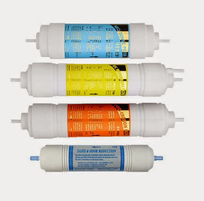 4pcs Replacement Water Filter Set for Coway CHP03AL/AR Purifier FREE