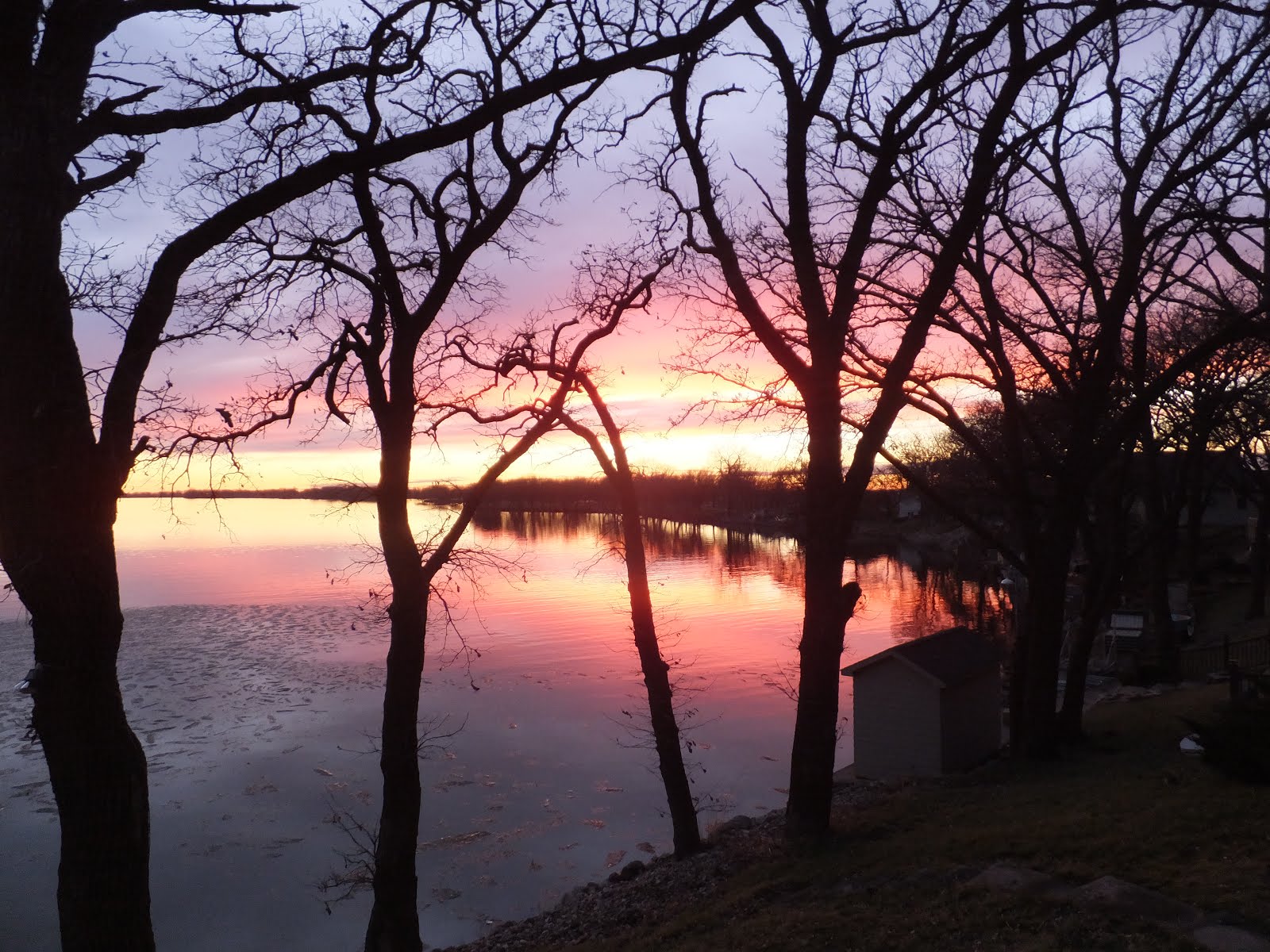 Beautiful Sunset at the Lake