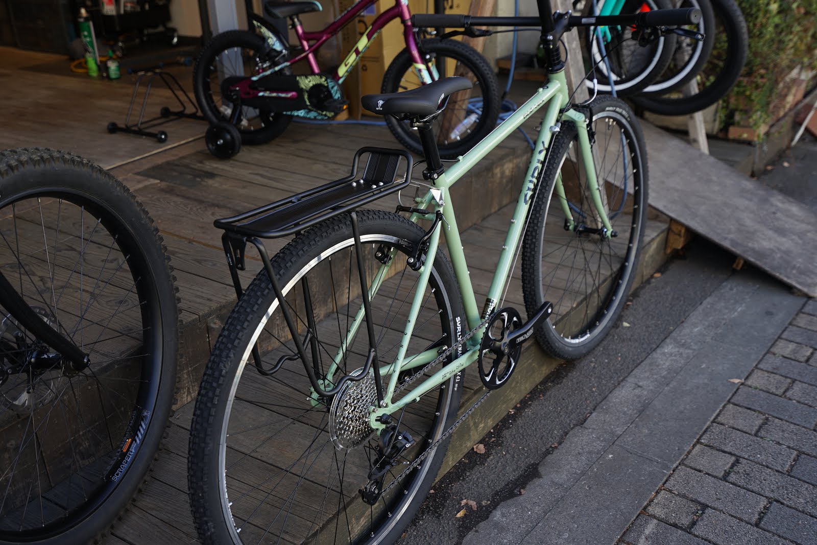 surly cross check sage green