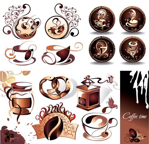 Quality Graphic Resources: Vector Coffee Set
