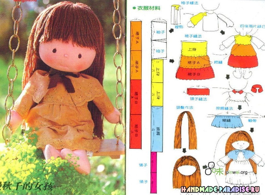 Японский журнал. Куклы Kyoko Yoneyama