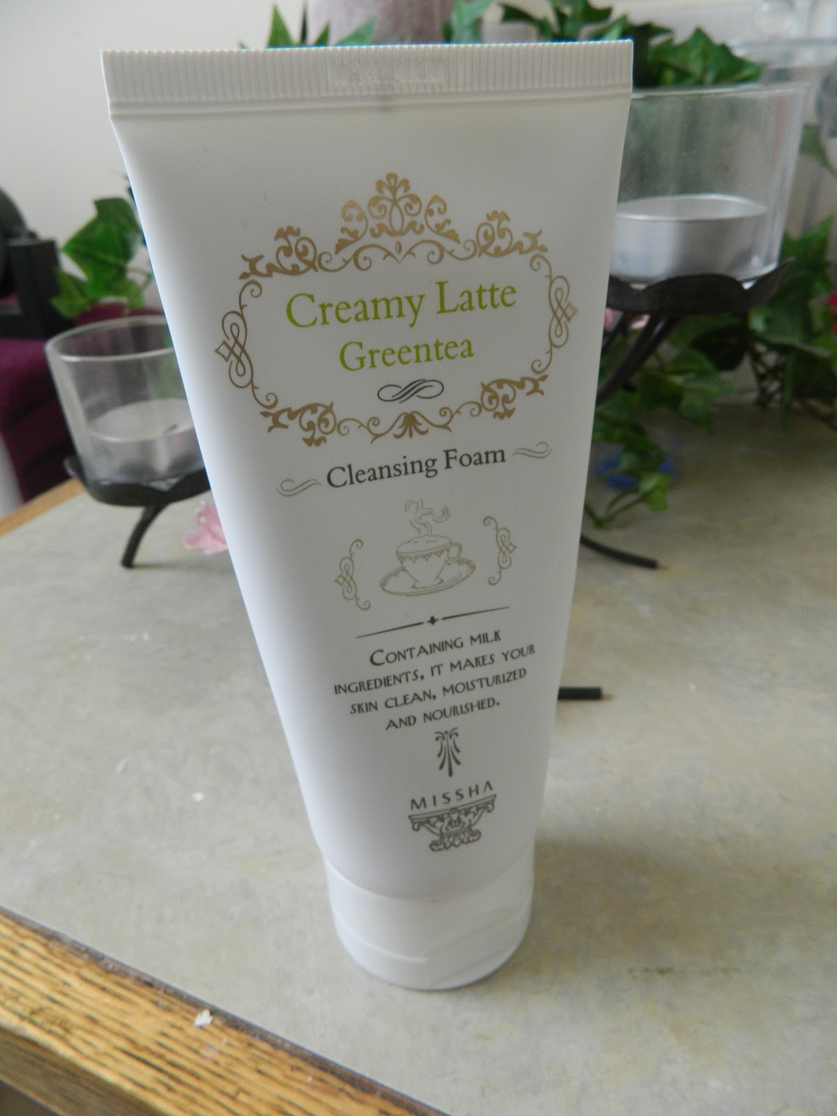 Ashley Dawn Missha Creamy Latte Cleansing Foam Green Tea Latte Review!!