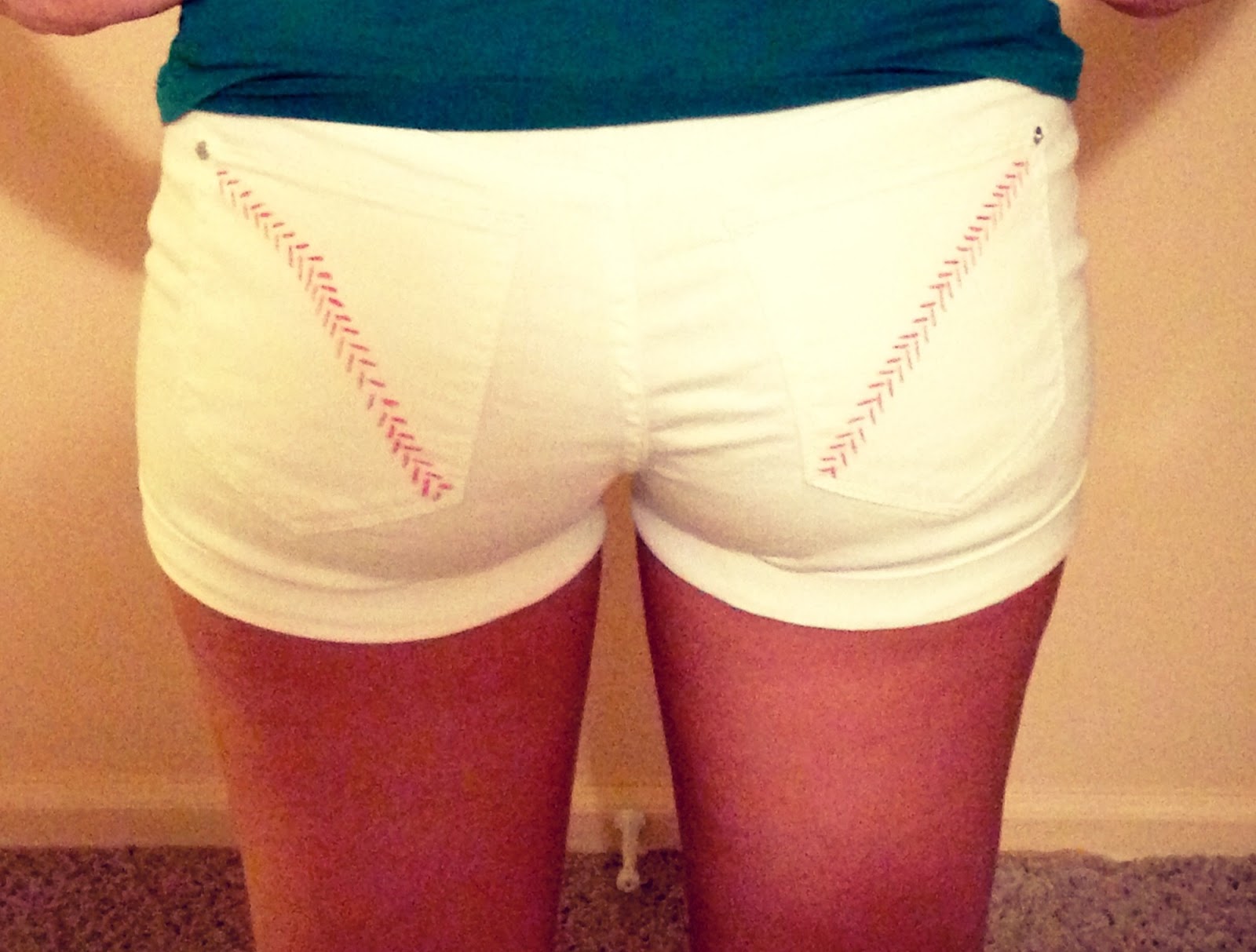 PostGrad Crafting DIY Baseball Shorts!