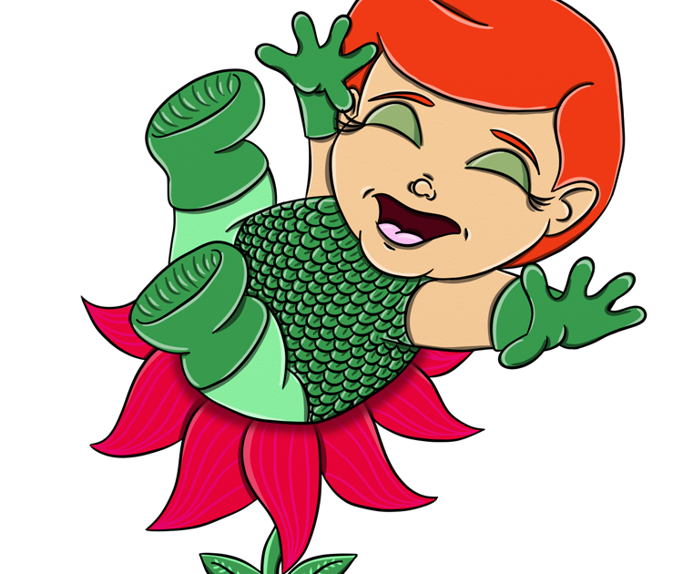 The Mighty Rohrer Sketch of the day Poison Ivy Baby 5 of 7