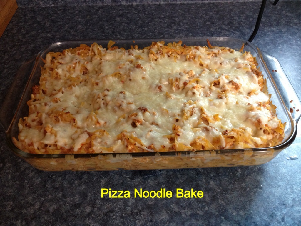 Food Pizza Noodle Bake