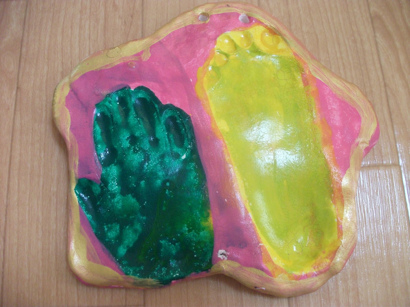Preschool Crafts for Kids*: Easy Hand and Foot Print Craft