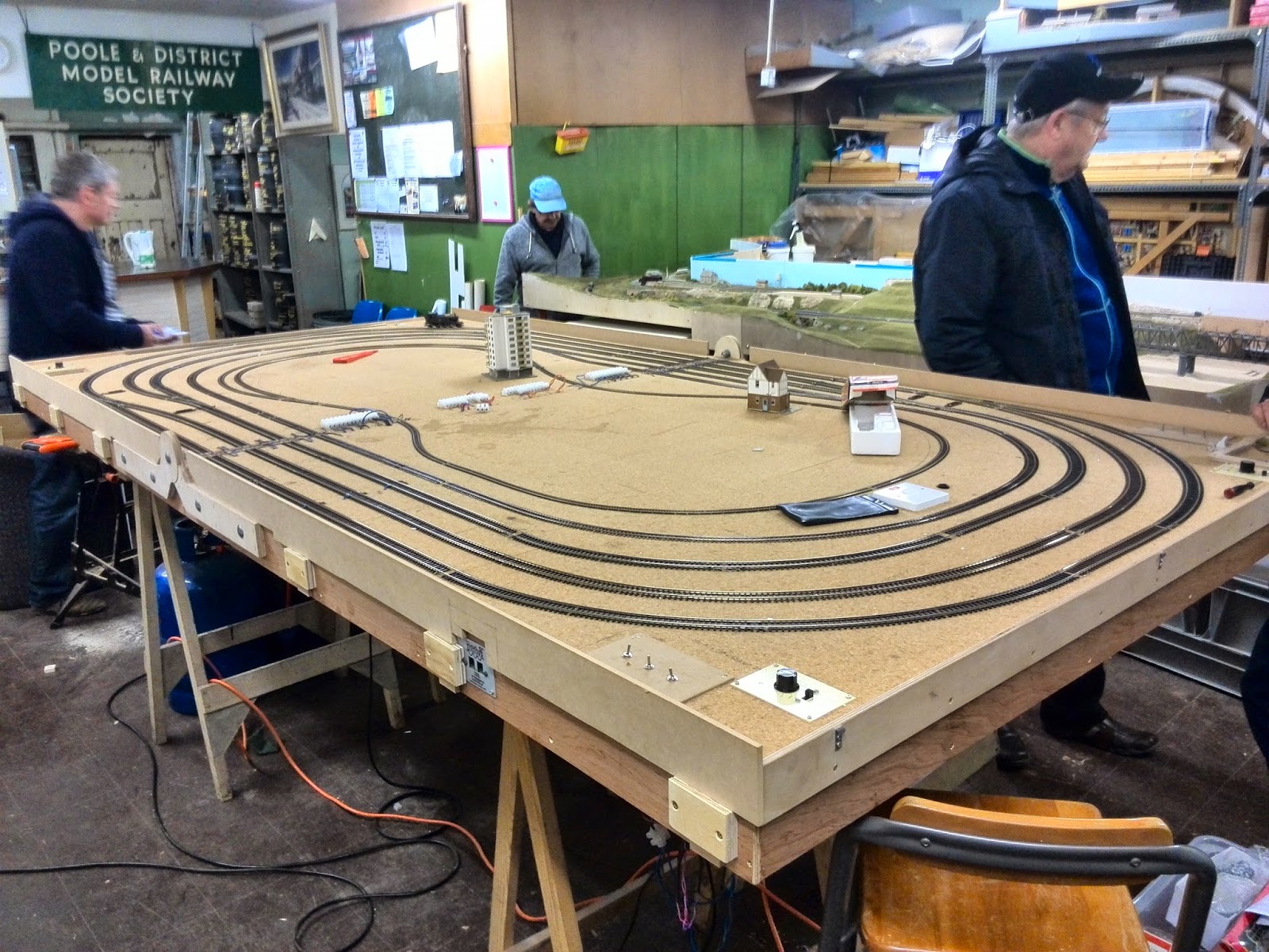 Poole & District Model Railway Club new OO Layout Build Building a