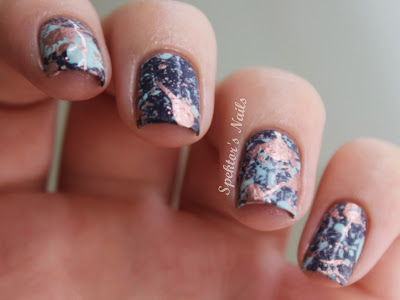 Galaxy Splatter Nails