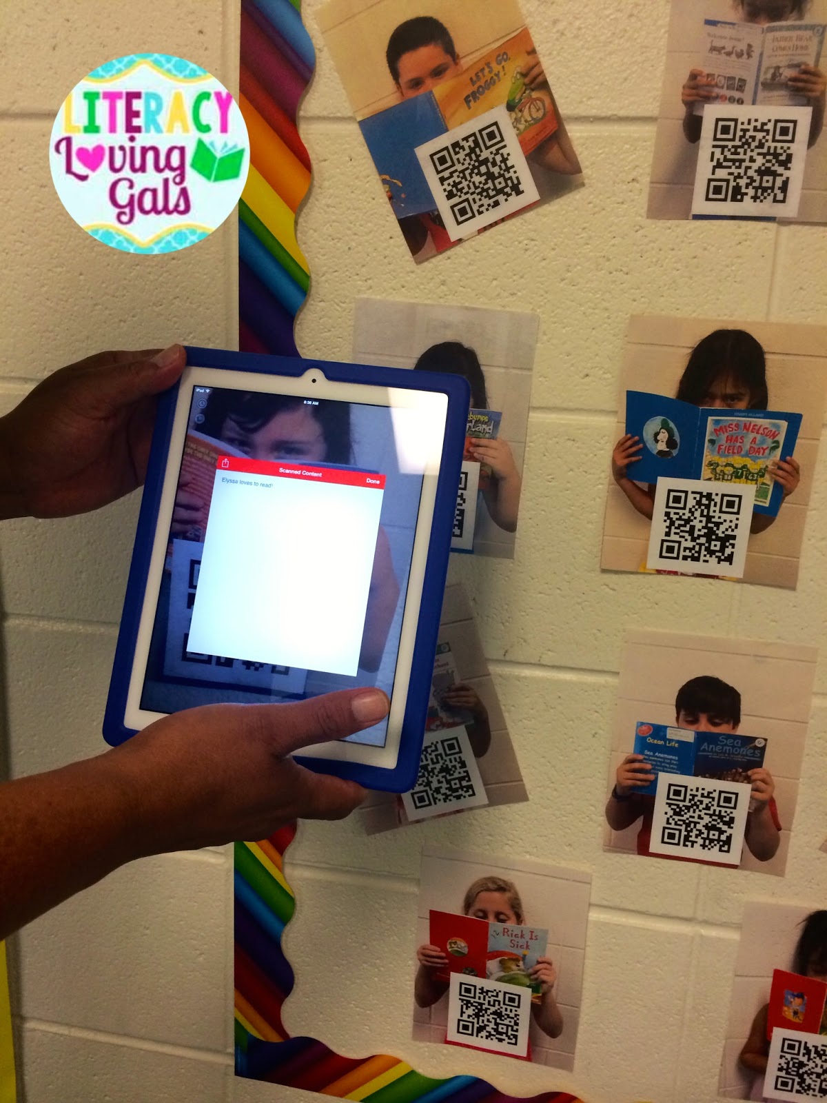 Literacy Loving Gals Spark Interest with a QR Code Bulletin Board for