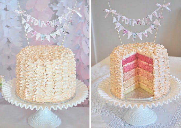 Hope Rainbow Baby Shower Cakes