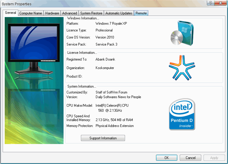 Service Pack 3  Windows 7  -  4