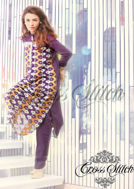 Cross Stitch Swiss Lawn Summer Collection 2013-14