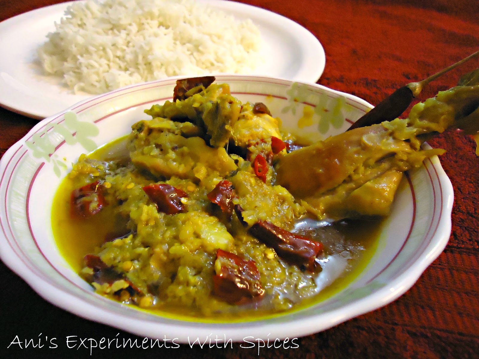 Ani's Experiments With Spices Goalondo Steamer Chicken Curry