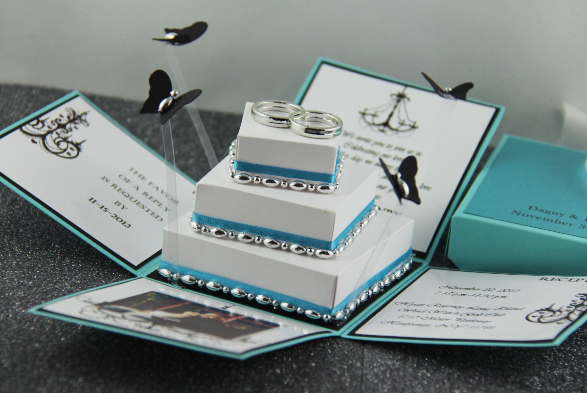 Jinky's Crafts & Designs: Tiffany Inspired Invitation Box