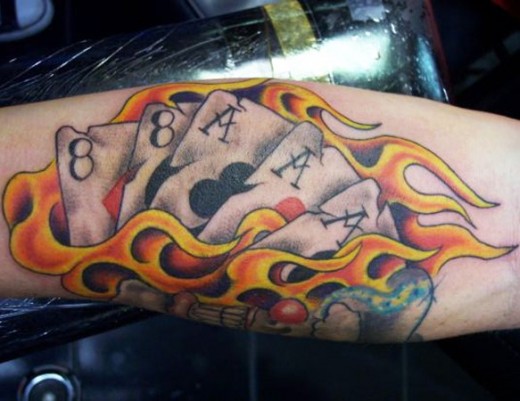 Tattoos Of Play Cards Great Tattoos