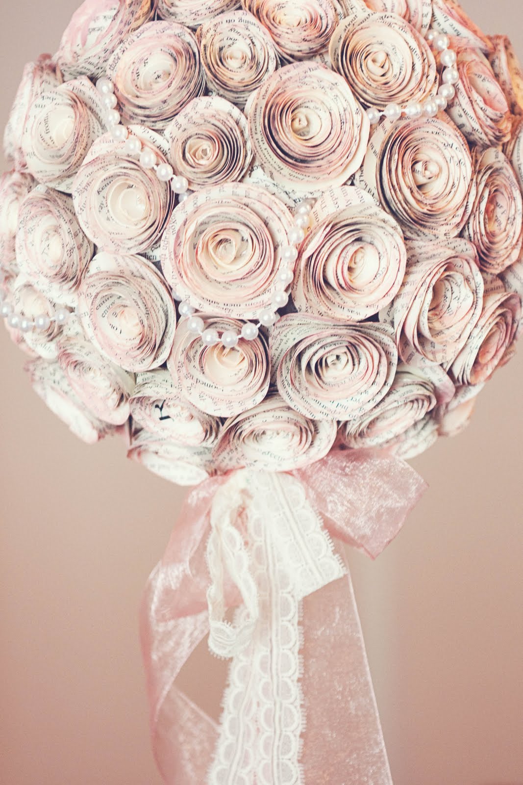 life designed diy paper rose topiaries paper flower topiary