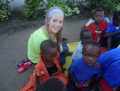 Libby with the Orphans at Matonyak