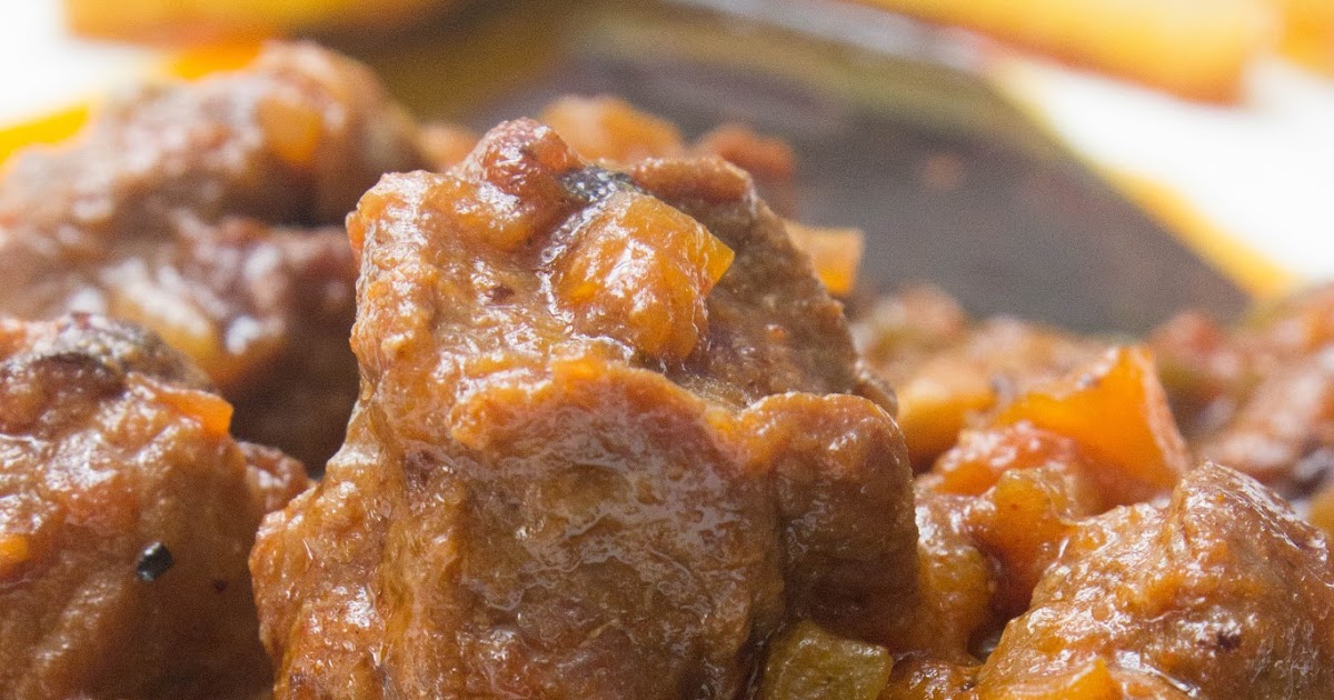 El Baúl de las delicias Carne al toro o ragut de ternera en olla express
