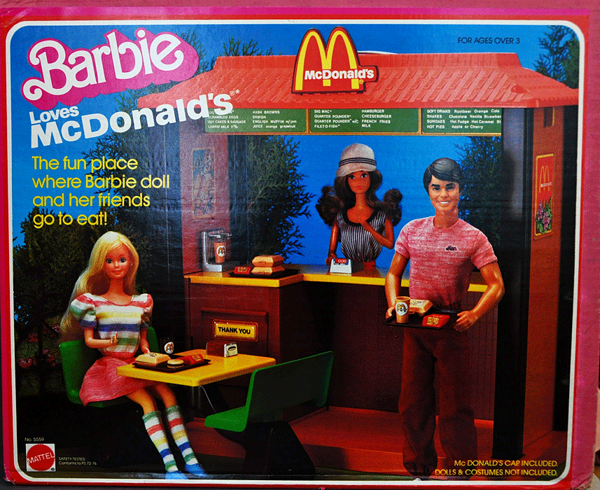 barbie mcdonalds 80s