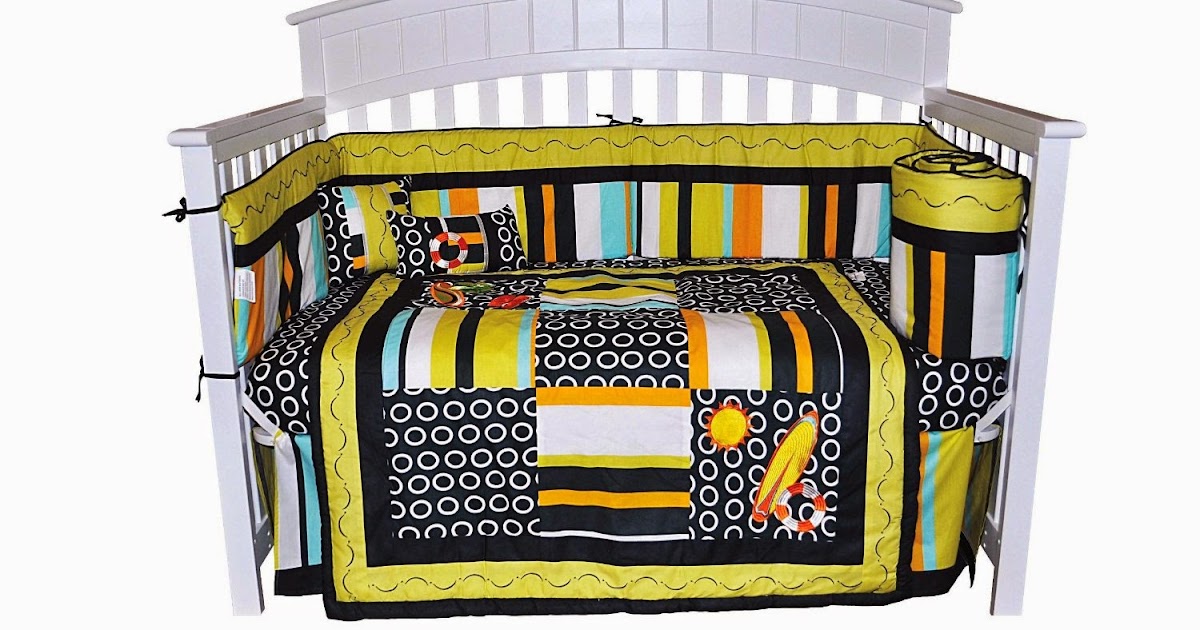 All Things Children Dk Leigh Crib Bedding Set For Unisex Beach